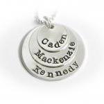 3 Disc Layered Sterling Sil..