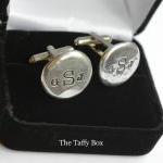 Hand Stamped Pewter Cuff Li..