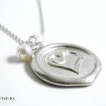 Wax Seal Pendant Necklace -..