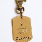 I hate cancer key chain - h..