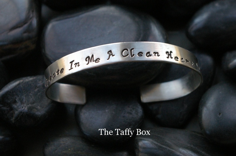 Sterling SIlver Cuff Bracelet - Hand Stamped