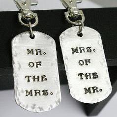 His and Hers Key chains/ luggage tags
